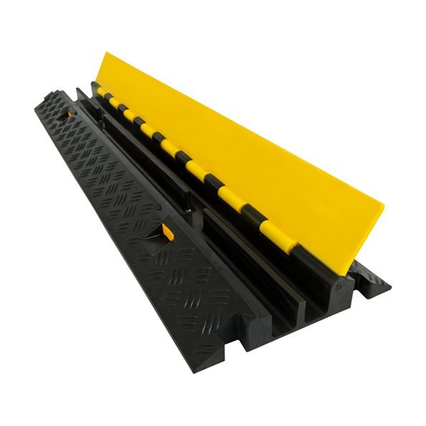 Small 2 Channel RPS Extreme Rubber Cable Protector 1.2" x 1.2"