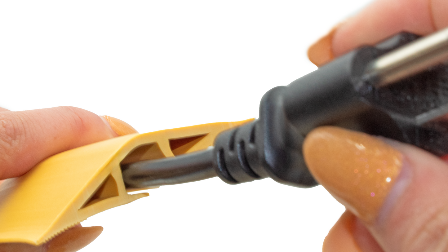 Plastic Floor Cord Covers Small - Chanel Size 0.3" x 0.4"