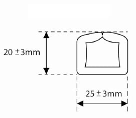 Neoprene Cord Channel - UT Wire