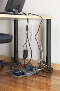 Cable-Safe - The Complete UNDER Desk Cable Manager