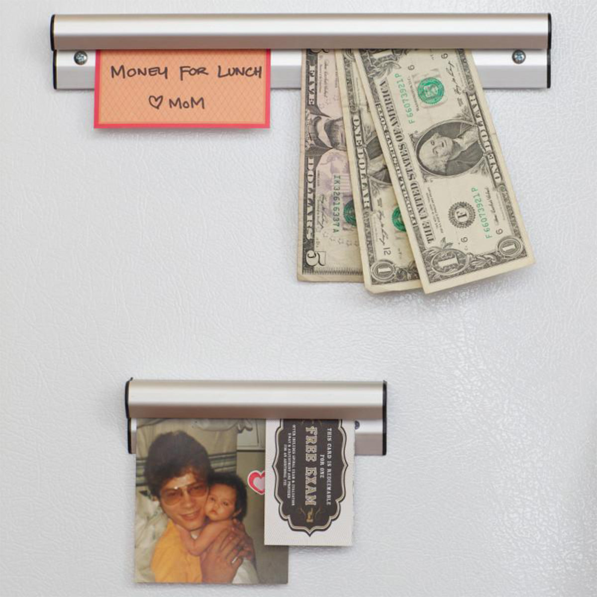 Hangman Clip-It Strip Magnetic Note and Paper Holders