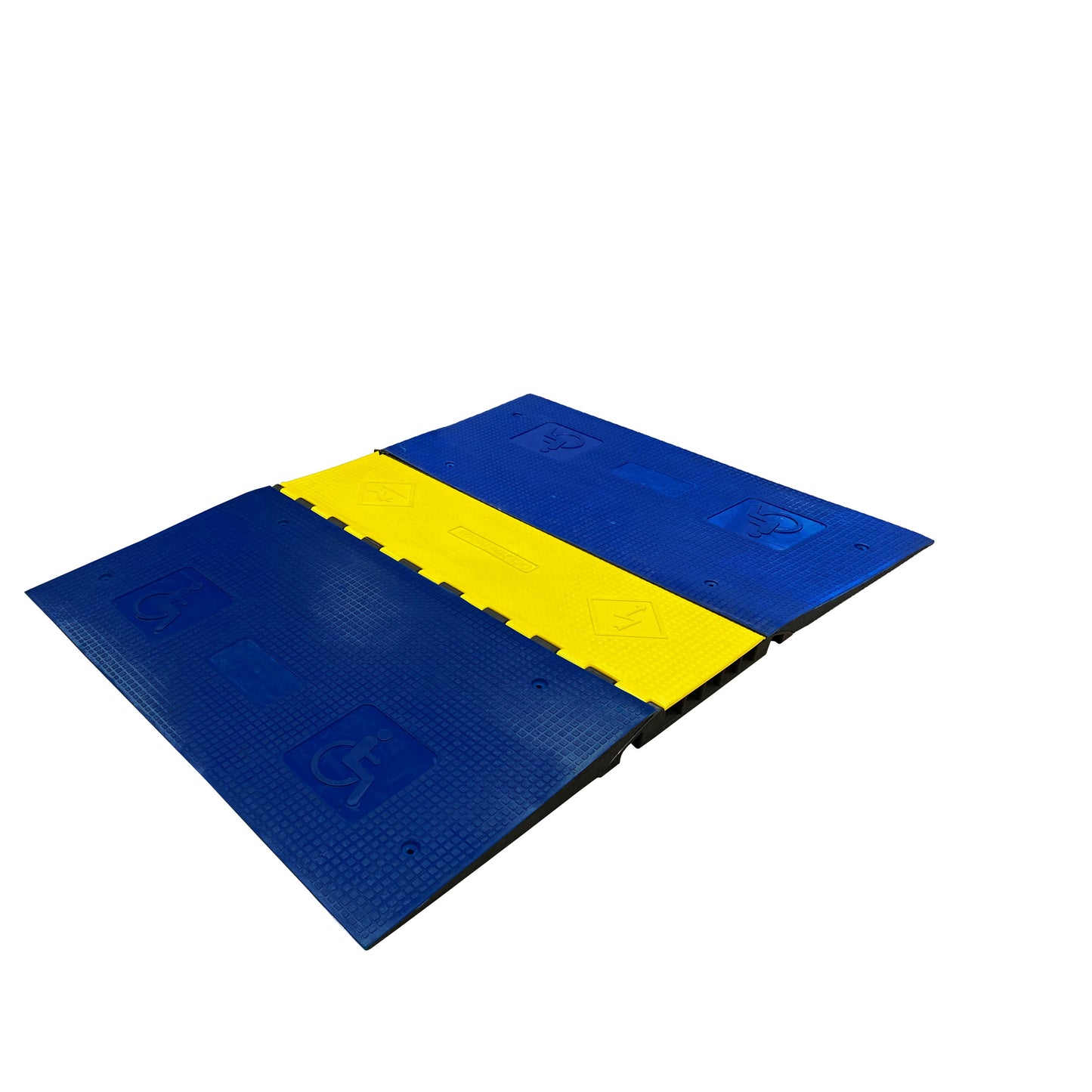 Universal Pedestrian & Wheelchair Rubber Ramp for Cable Protectors