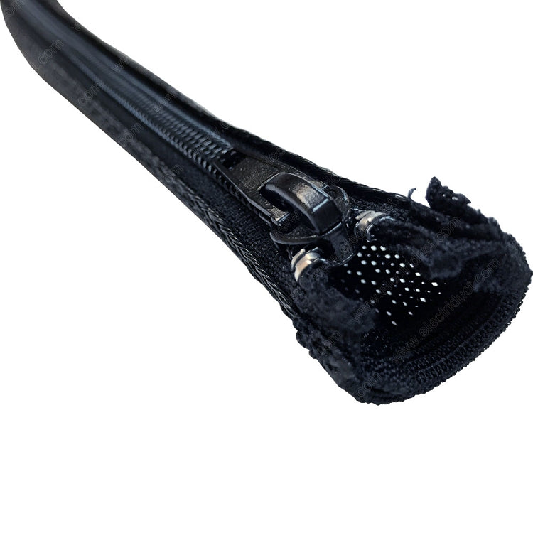 Expandable Braided Zipper Sleeve Cable Wrap