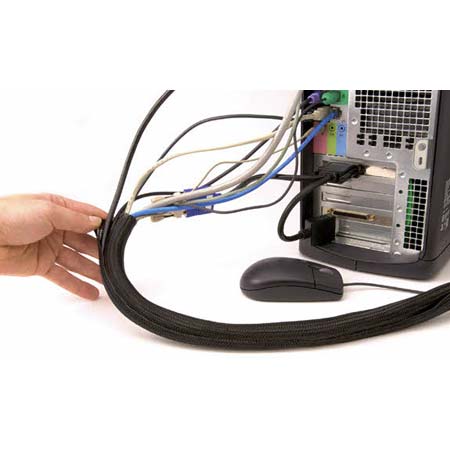 F6 Braided Wrap Around Sleeving (FLAME RETARDANT)