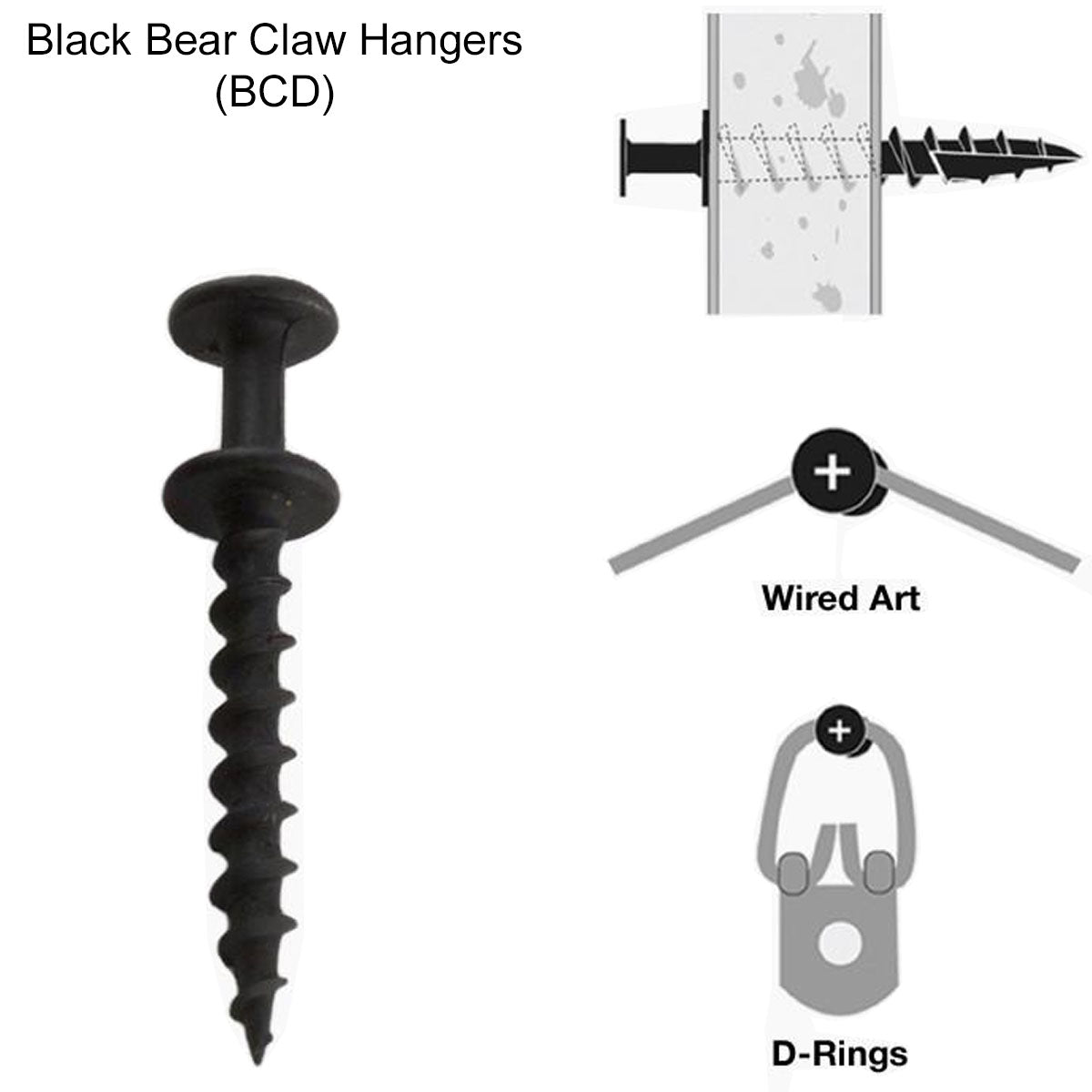 Tornillos sin anclaje de doble cabeza Hangman Bear Claw