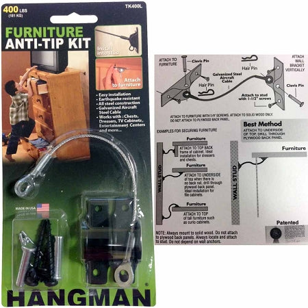 Hangman Furniture Anti-Tip Kit