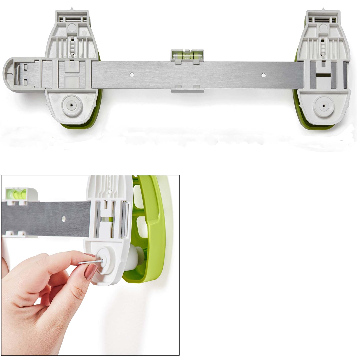 Hangman Push & Hang Picture Hanging Tool Kit with Level