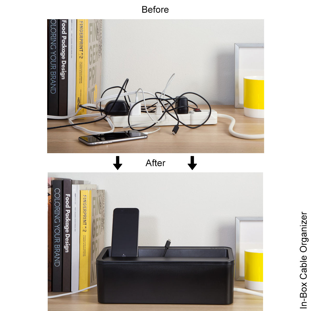 n-Box Cable Organizer & Charging Station - UT Wire