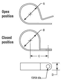 Nylon Cable Clamps