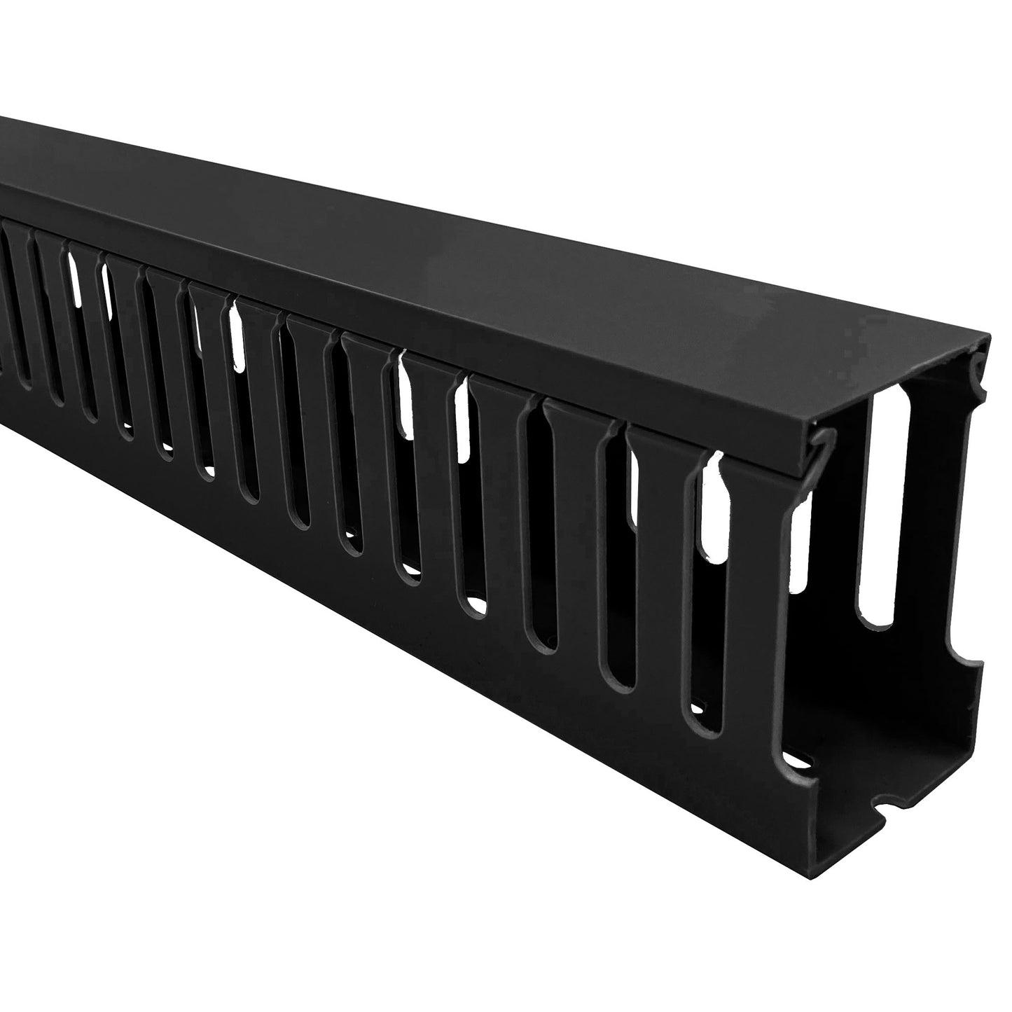 1.4W x 1.2H Open Slot Wire Duct