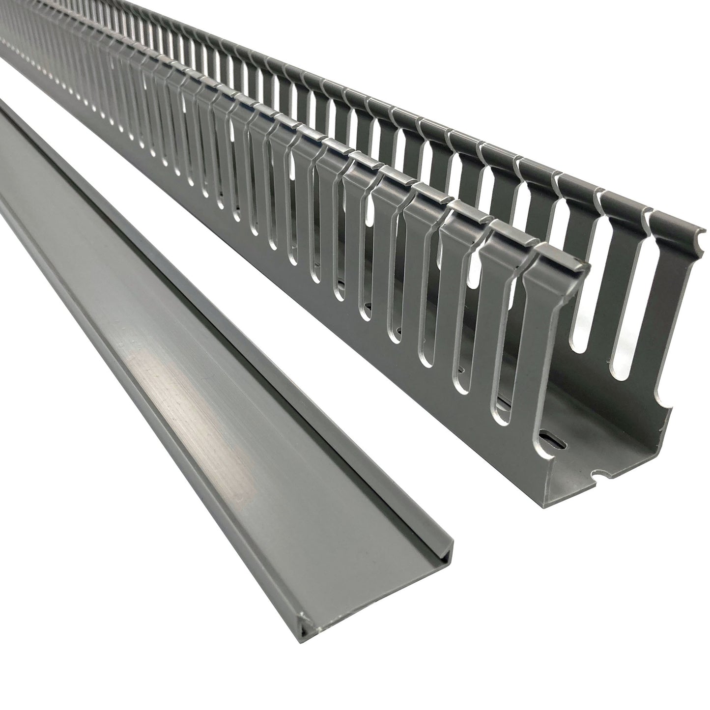 1.4W x 1.2H Open Slot Wire Duct