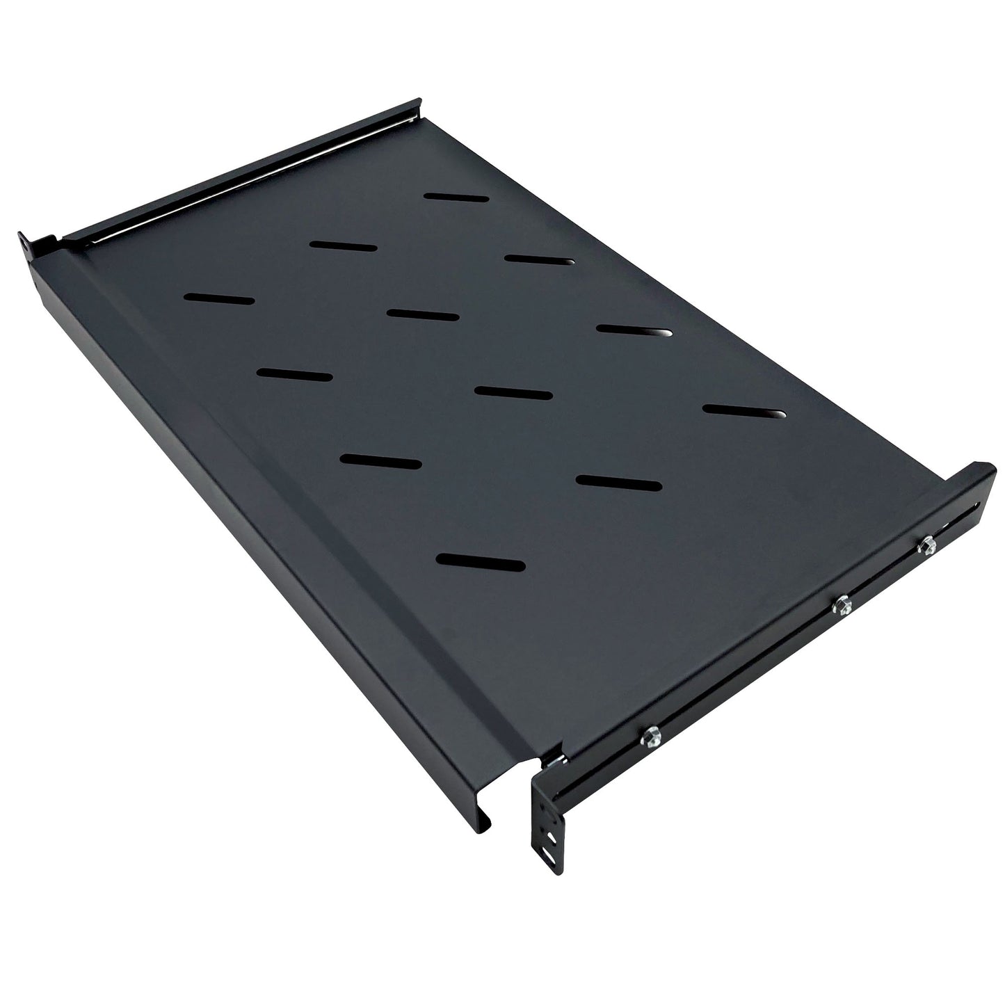 1U 19-Inch Rackmount Sliding Vented Keyboard Shelf