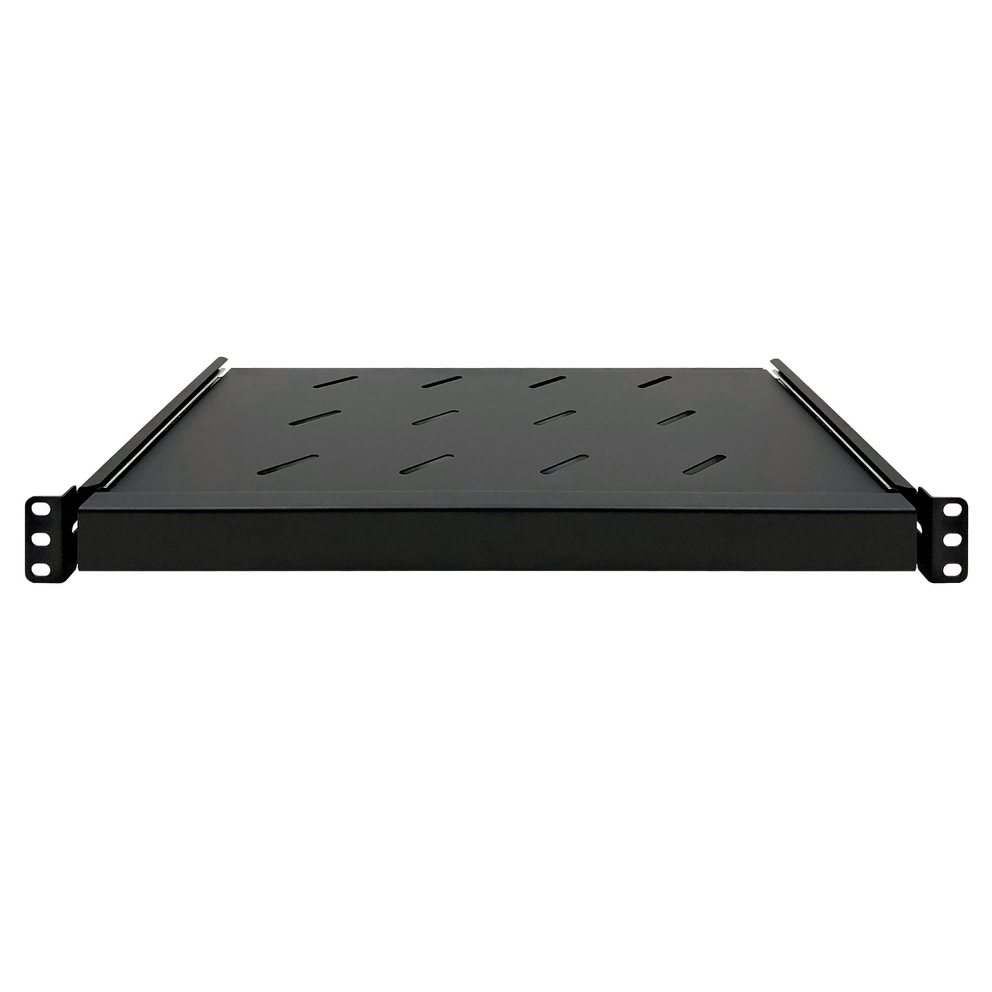 1U 19-Inch Rackmount Sliding Vented Keyboard Shelf