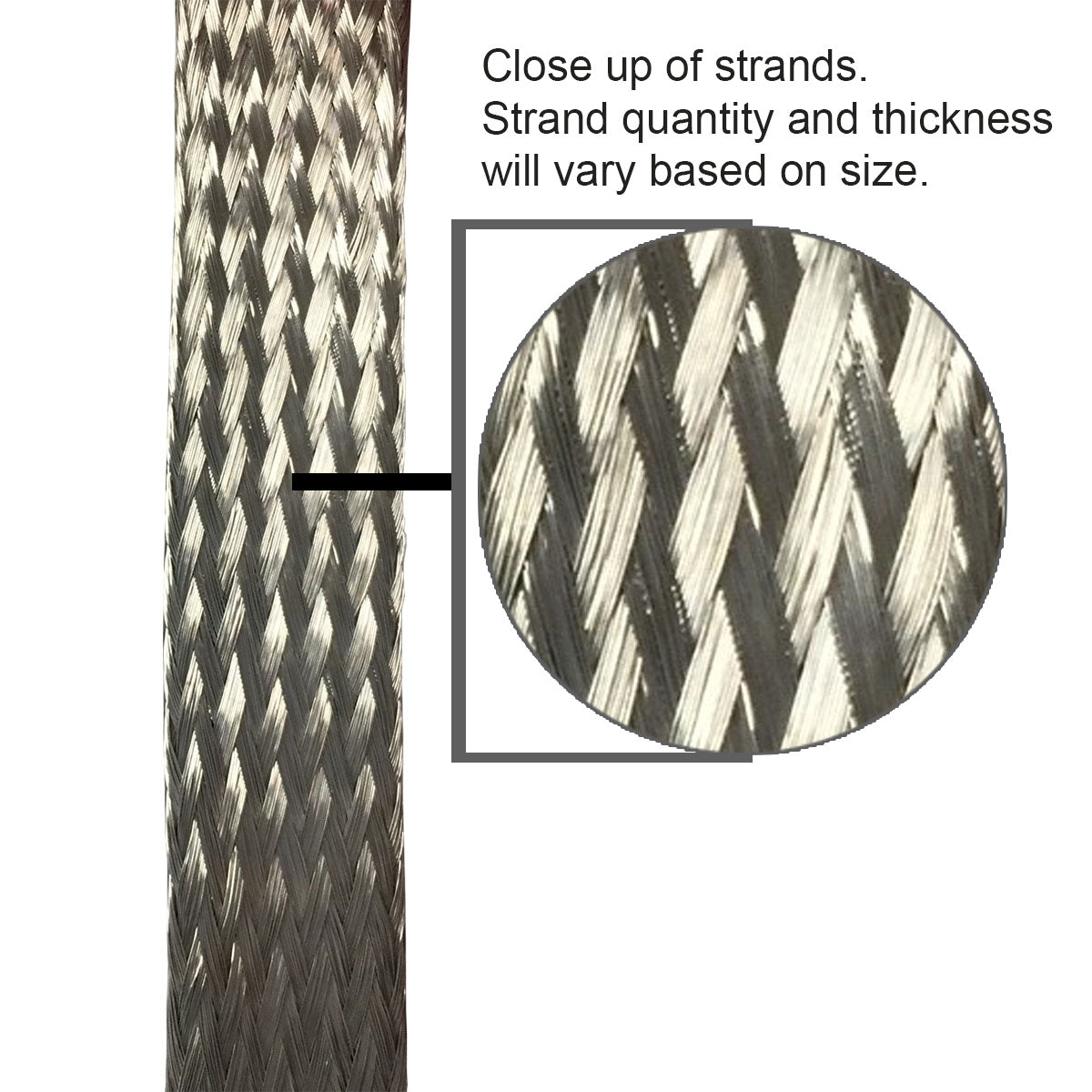304 Stainless Steel Braided Sleeving
