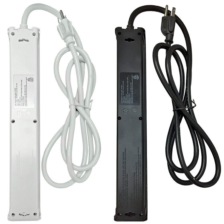 USB Power Strip: 6 Outlets, 2 USB Charging Ports