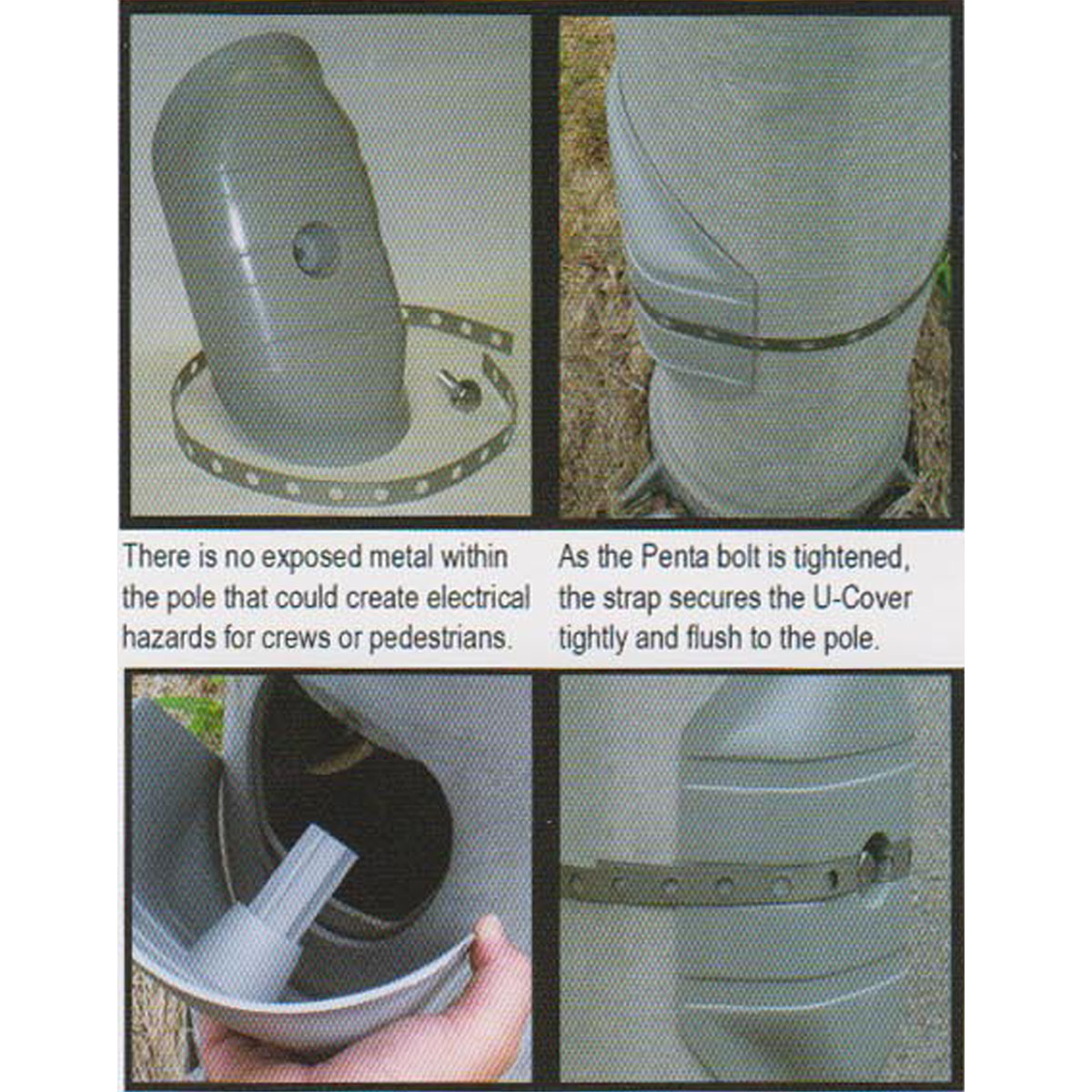 U-Cover Universal Hand Hole Cover for Light & Utility Poles