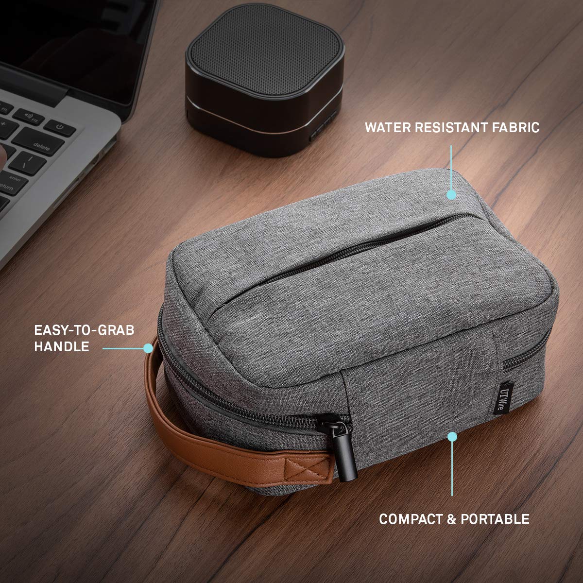 Pocket for Gadgets Trifold Travel Organizer Case - UT Wire