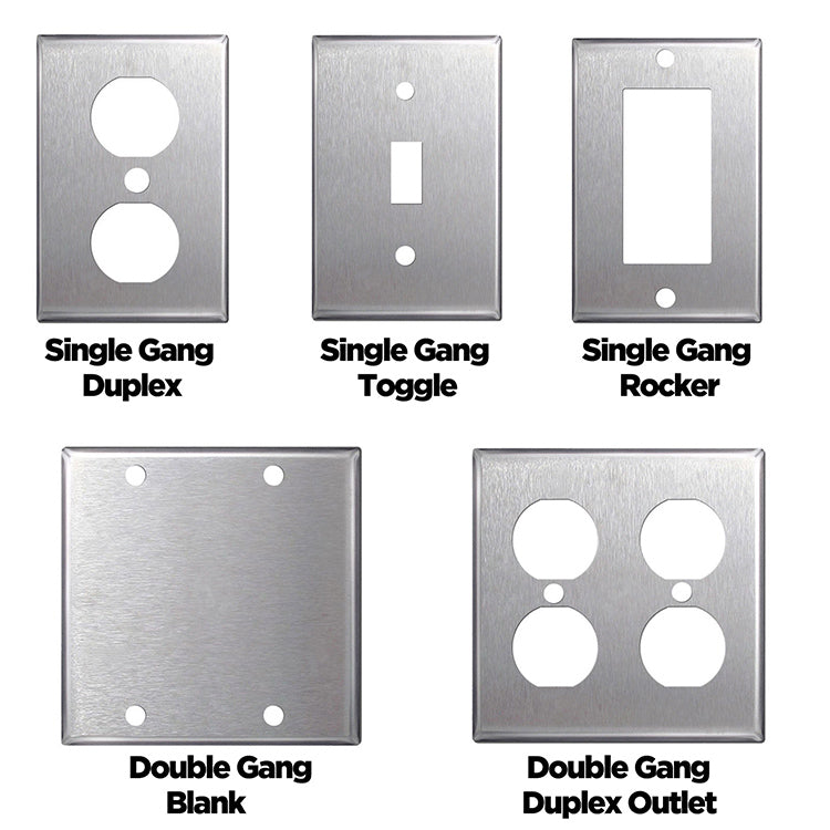 Stainless Steel Wall Plates Light Switch Covers