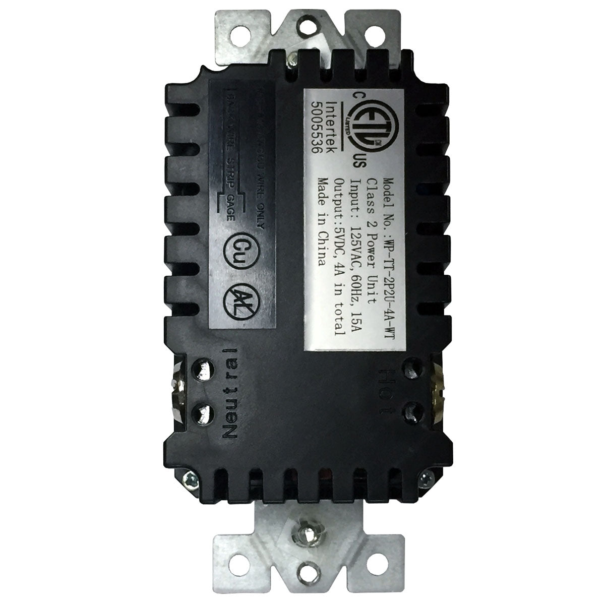 Duplex Receptacles with USB Ports