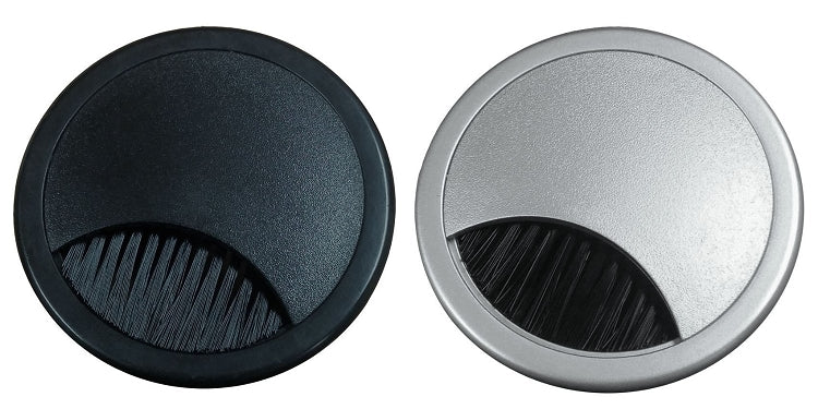 2" & 2.375" Plastic Brush Desk Grommets