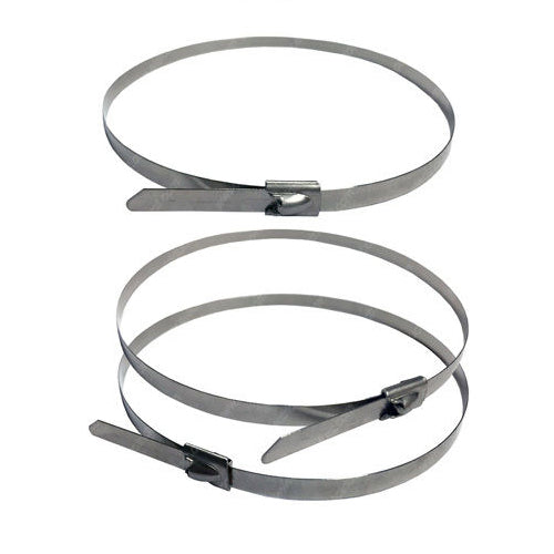 304 Stainless Steel Cable Ties - (175 to 250lbs)