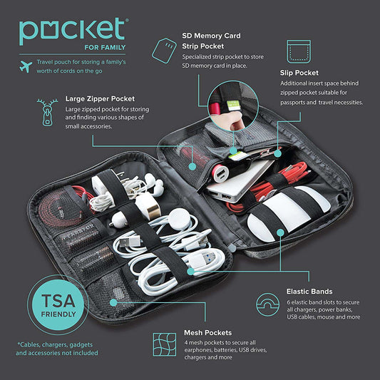 Pocket for Family Travel Organizer Case - UT Wire