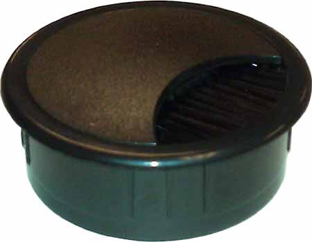2" & 2.375" Plastic Brush Desk Grommets