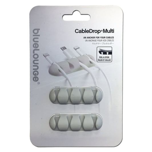 CableDrop Mini- BlueLounge CableDrop Cord Clips