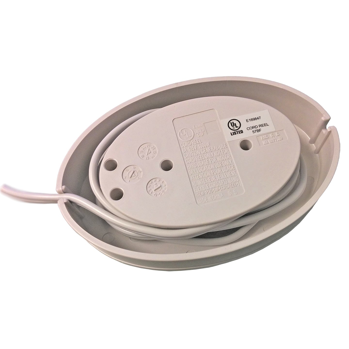 3 Power Outlet Cord Reel Extension