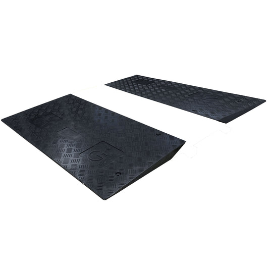 Universal Pedestrian & Wheelchair Rubber Ramp for Cable Protectors