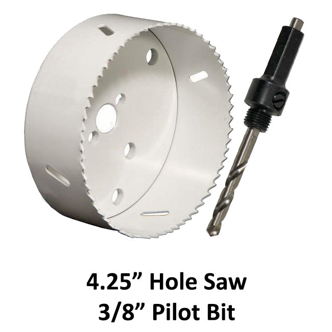 Bi-Metal Hole Saws with 3/8" Pilot Bit