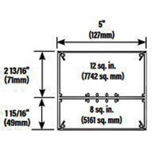 Wiremold NP800 Aluminum Jumbo Tele-Power Poles