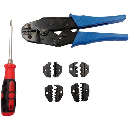 Ratcheting Crimping Tool Kit: Insulated & Non-Insulated