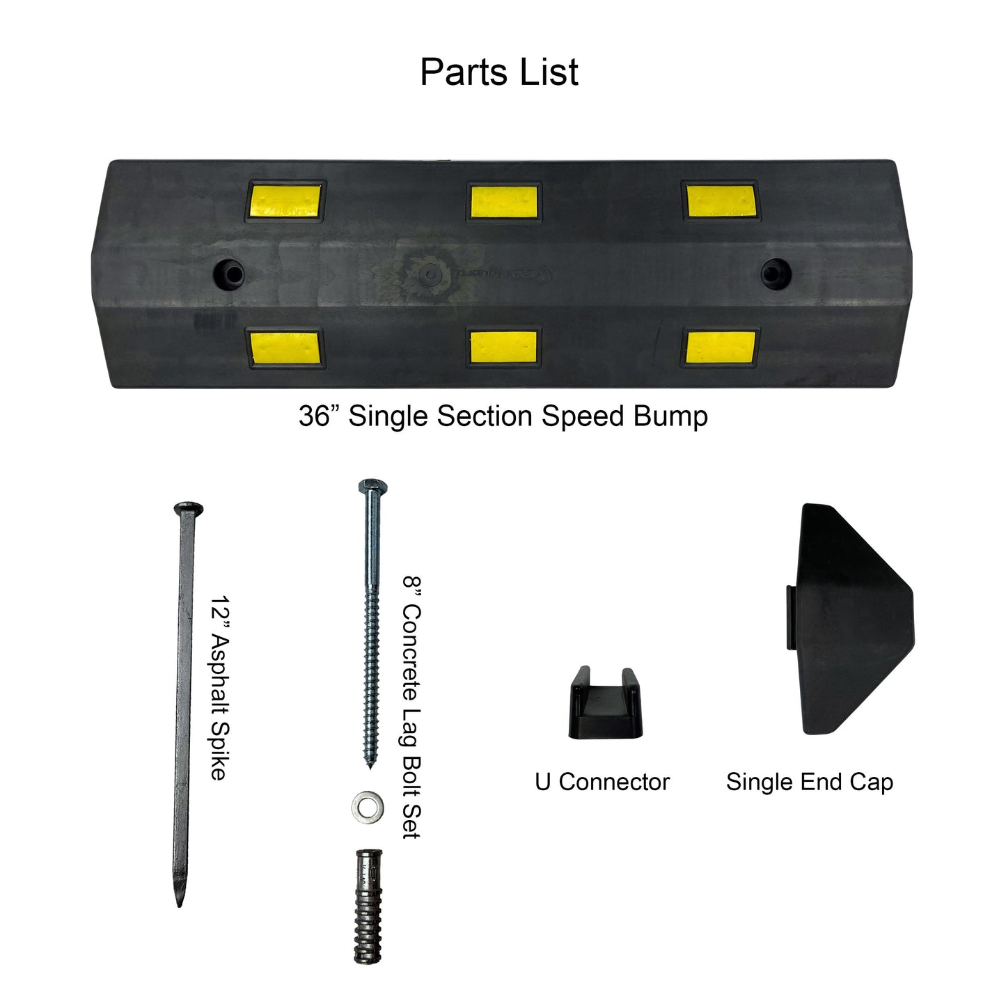 Ultra Light Weight PVC Speed Bump