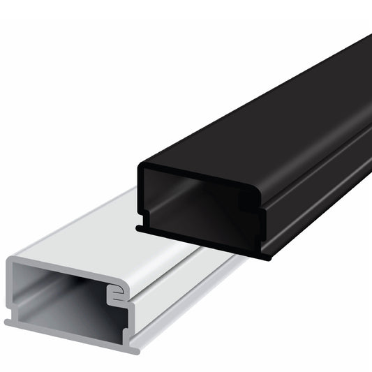 Channel Size 1.4"W x 0.65"H- Wire Trak Latching Surface Cable Raceways