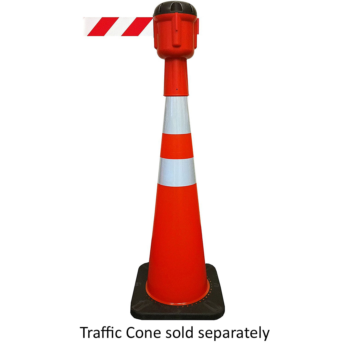 Traffic Cone Topper Retractable Barrier Belts