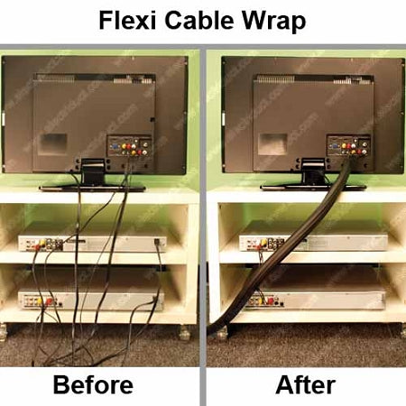 UT Wire Flexi Cable Wrap Cord Organizer